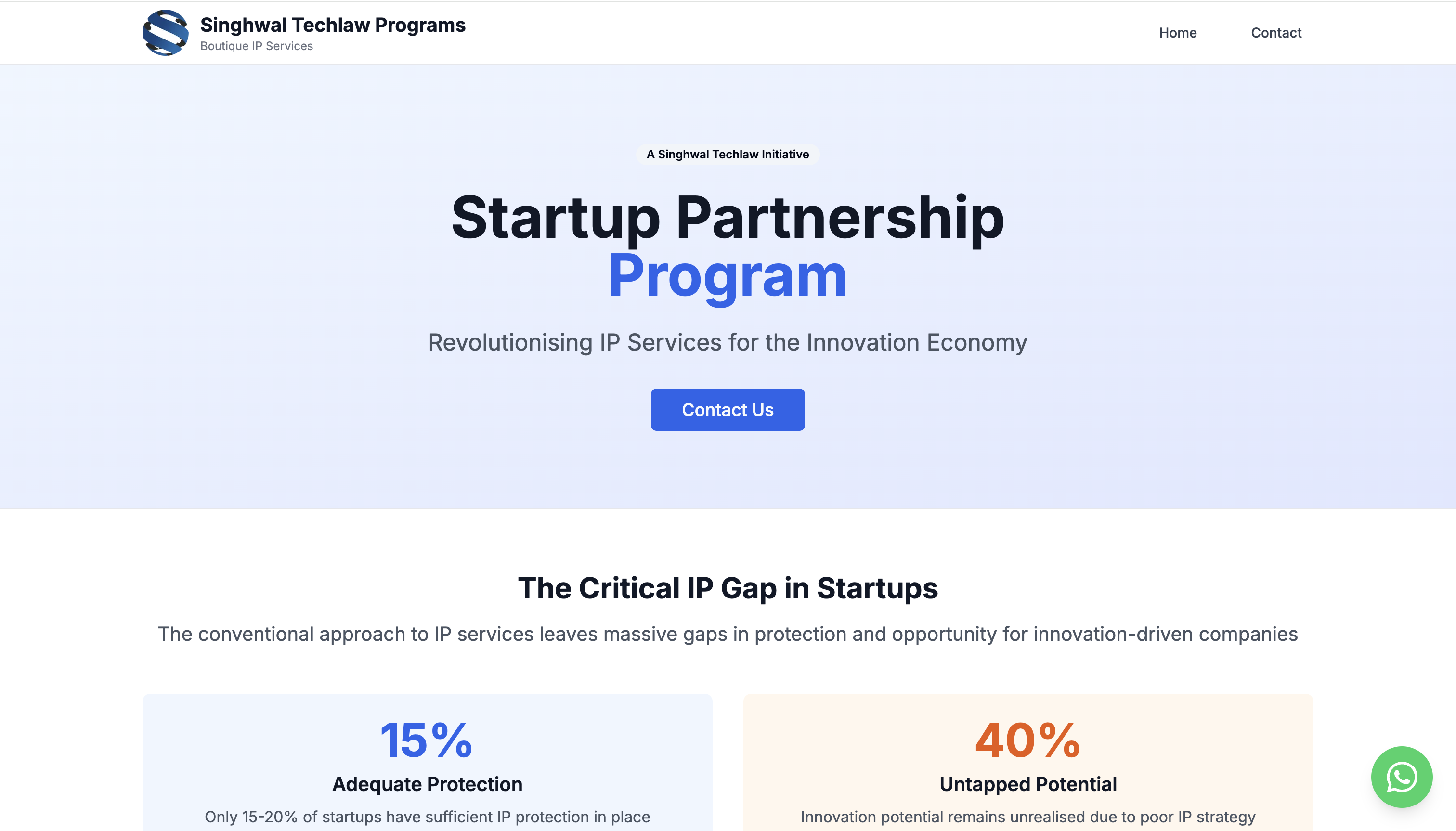 Singhwal Techlaw Programs - IP Services Platform